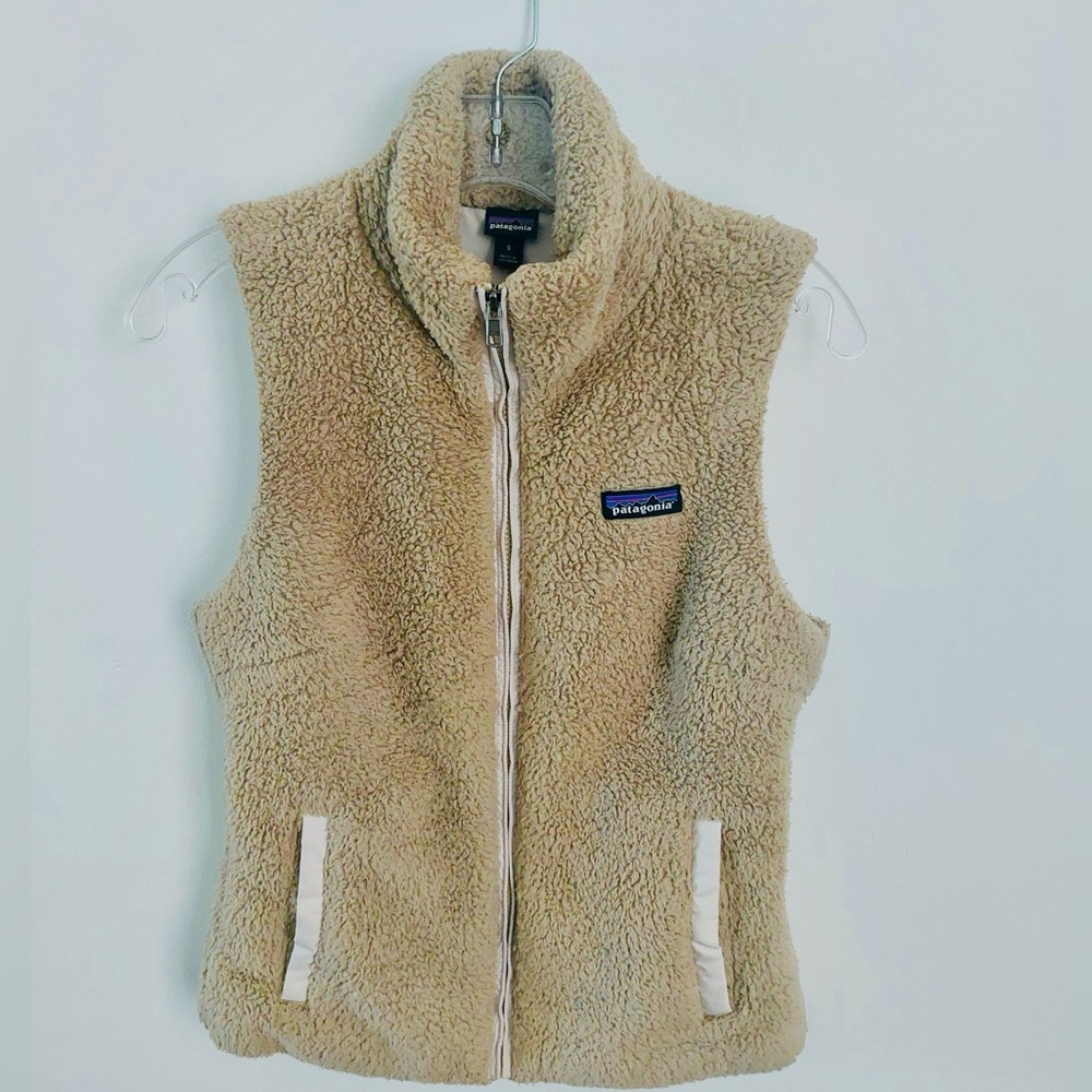 Patagonia Beige Fleece Vest -Women’s